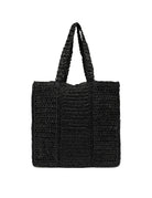 borsa nefeli crochet square nero - gianni chiarini - shopper