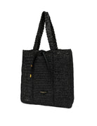 borsa nefeli crochet square nero - gianni chiarini - shopper