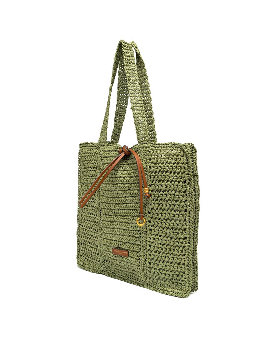 borsa nefeli crochet square taiga - gianni chiarini - shopper