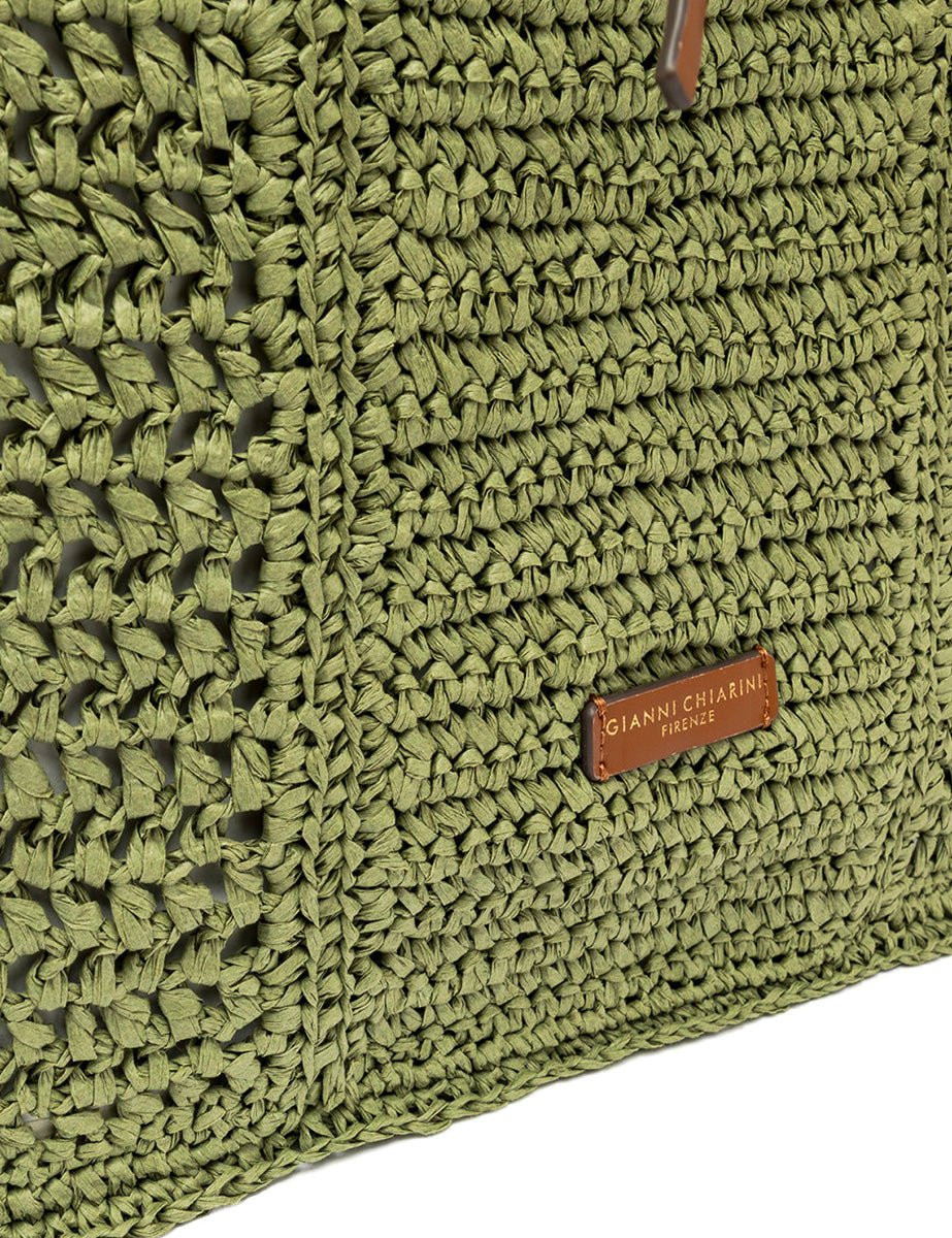borsa nefeli crochet square taiga - gianni chiarini - shopper
