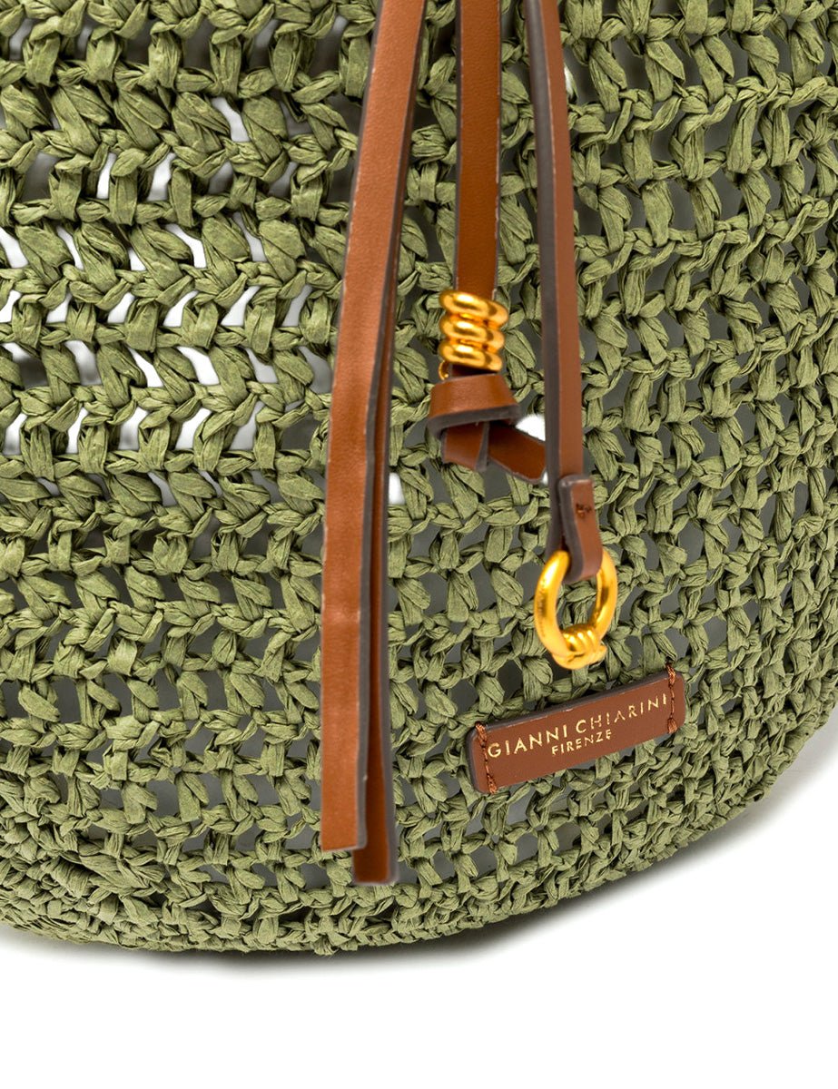 borsa nefeli crochet taiga - gianni chiarini - shopper