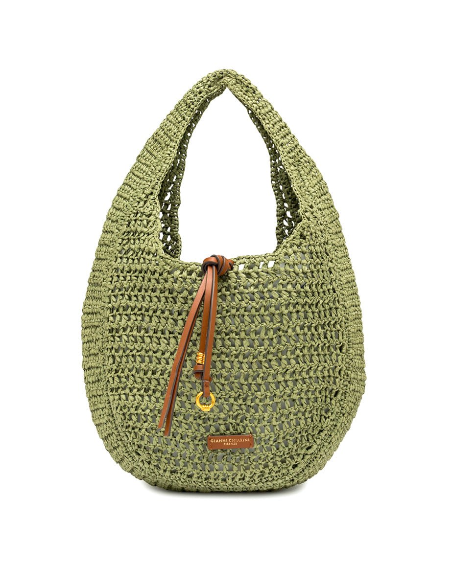 borsa nefeli crochet taiga - gianni chiarini - shopper