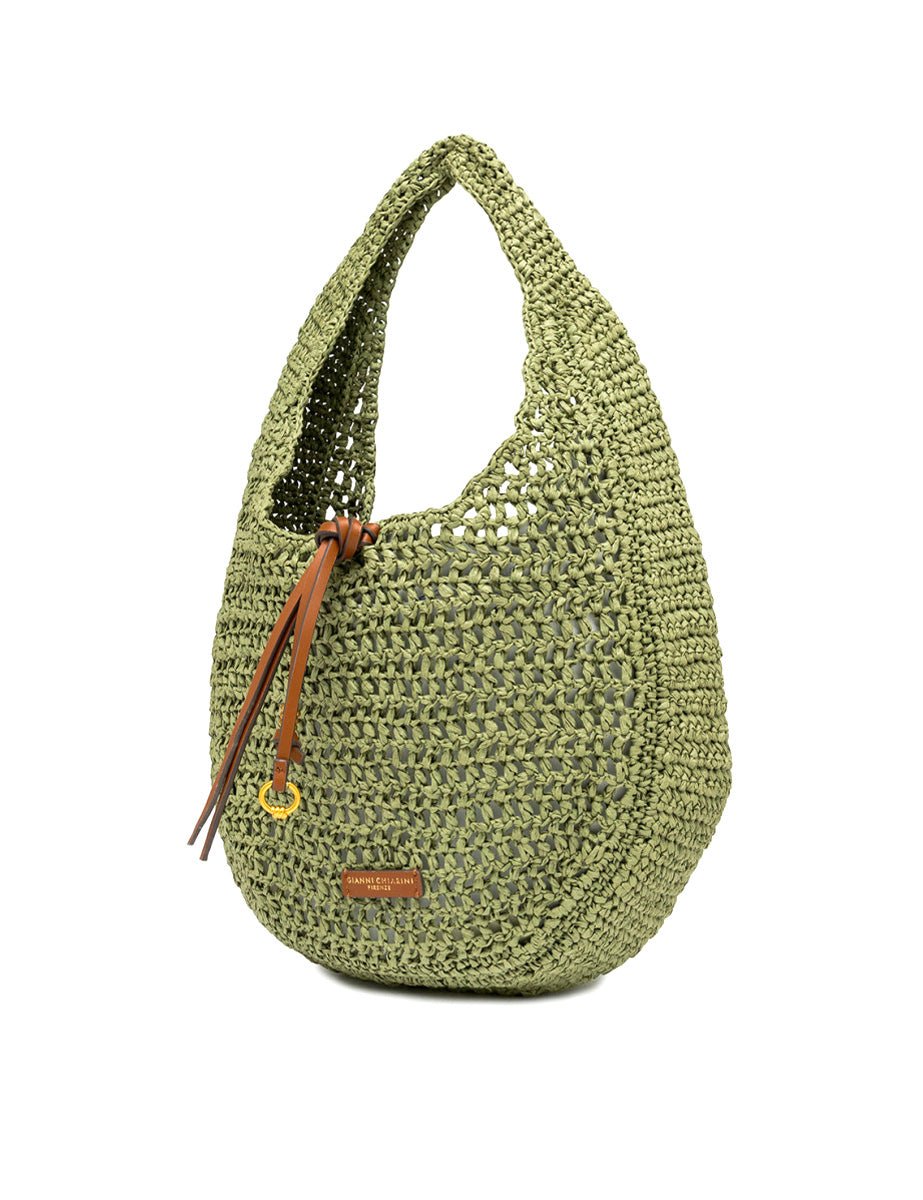 borsa nefeli crochet taiga - gianni chiarini - shopper