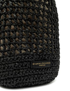 borsa nefeli secchiello crochet nero - gianni chiarini - clutch