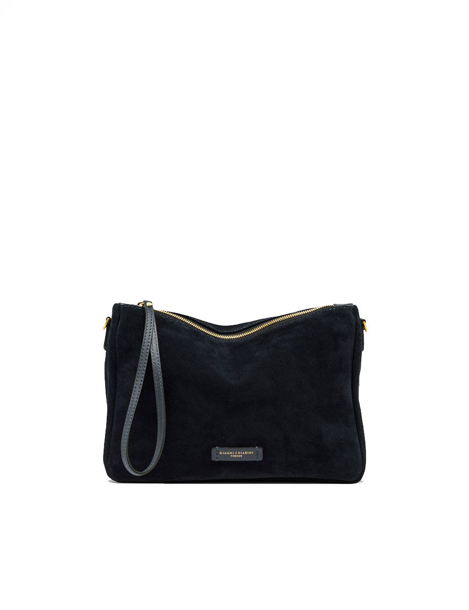 borsa nora pouch blu - gianni chiarini - clutch