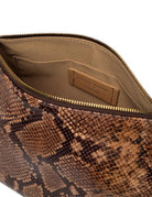 borsa nora pouch pitone - gianni chiarini - clutch