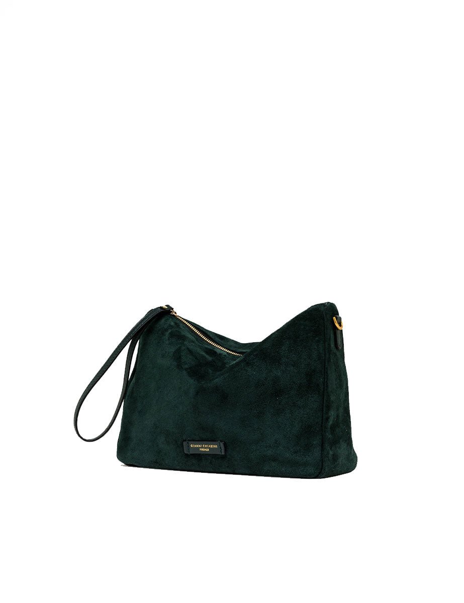 borsa nora pouch verde - gianni chiarini - clutch