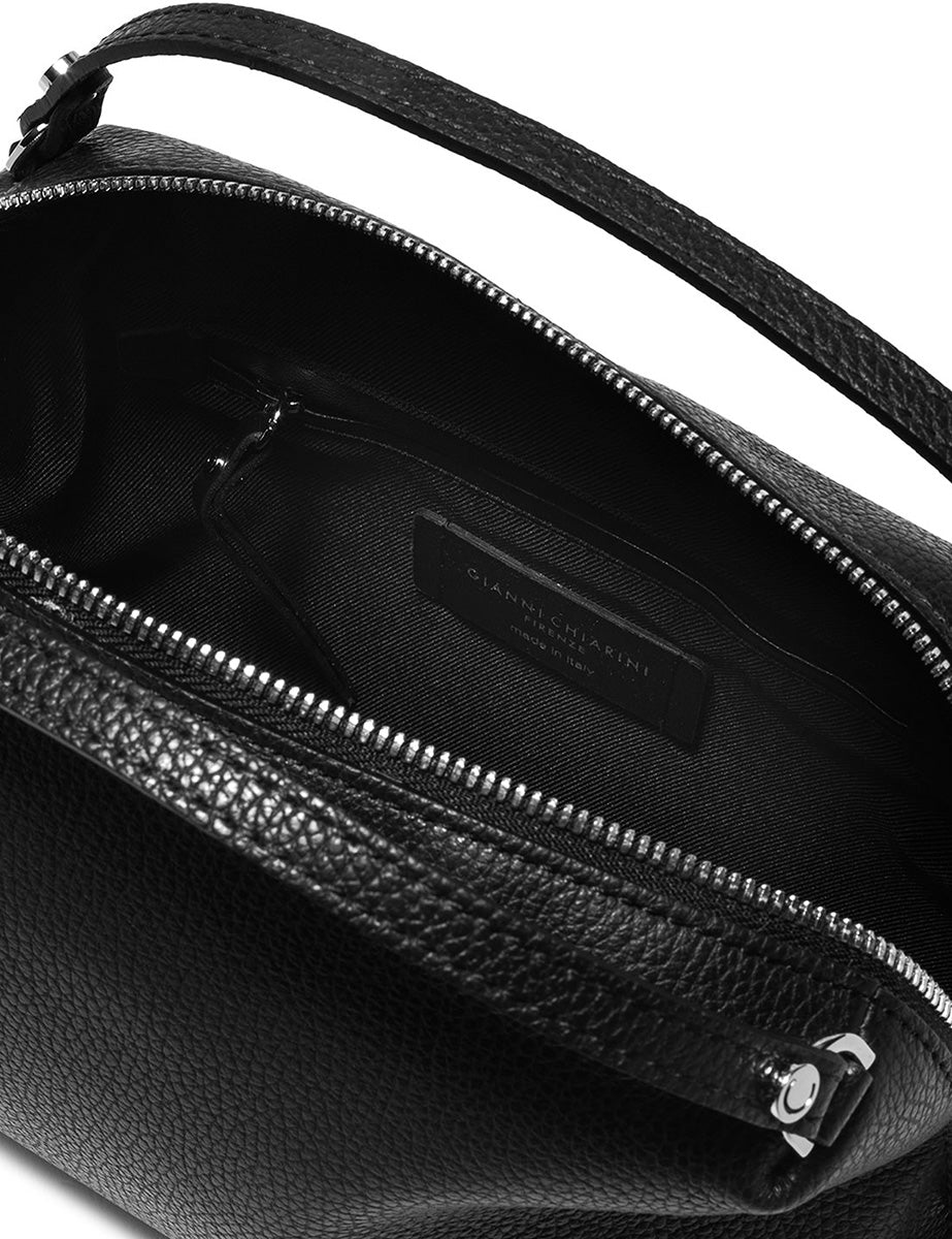 borsa pelle alifa nero - gianni chiarini - clutch