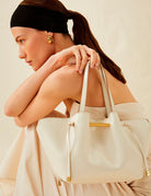 borsa pelle amanda marble - gianni chiarini - shopper