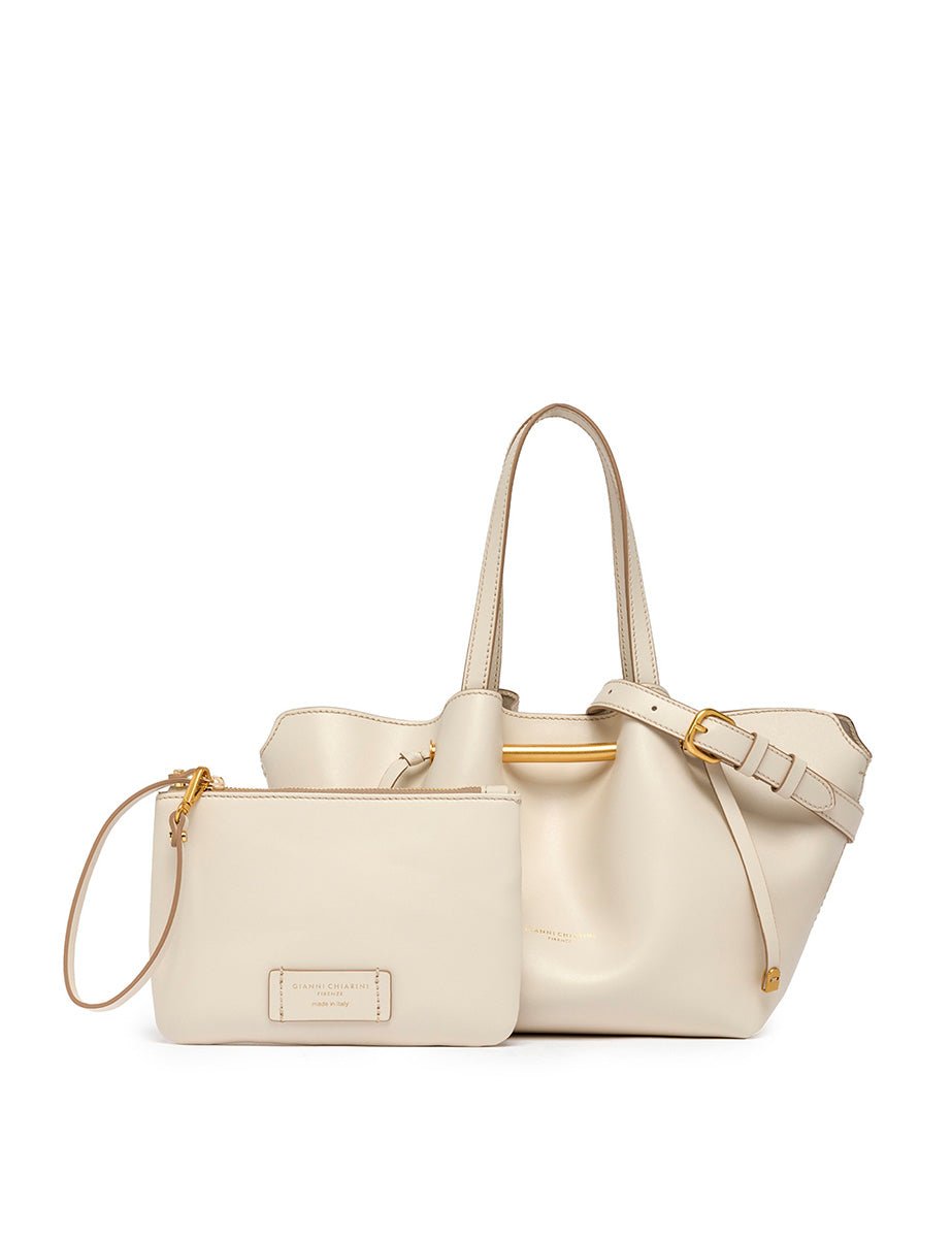 borsa pelle amanda marble - gianni chiarini - shopper