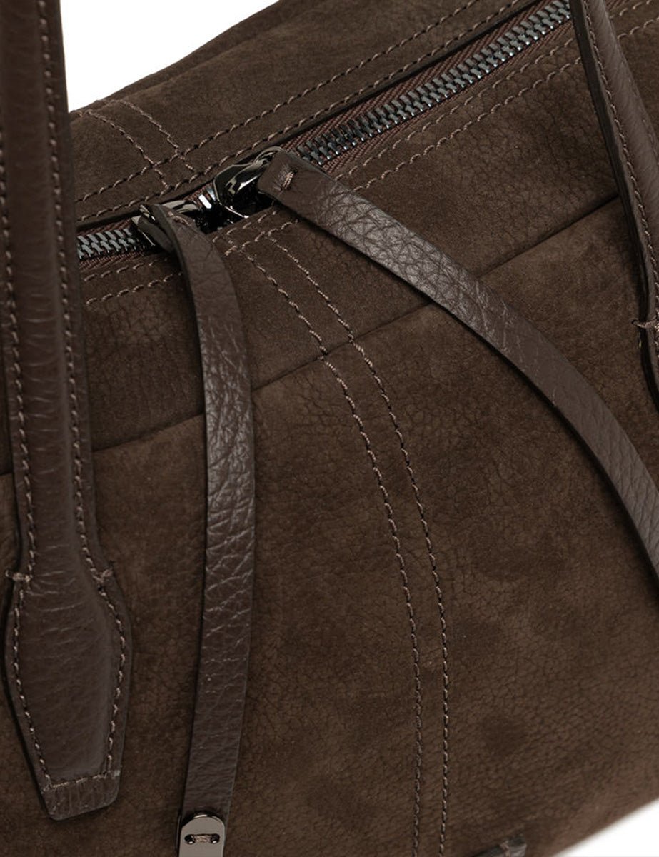 borsa pelle aryna espresso - gianni chiarini - clutch