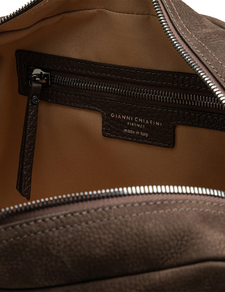 borsa pelle aryna espresso - gianni chiarini - clutch