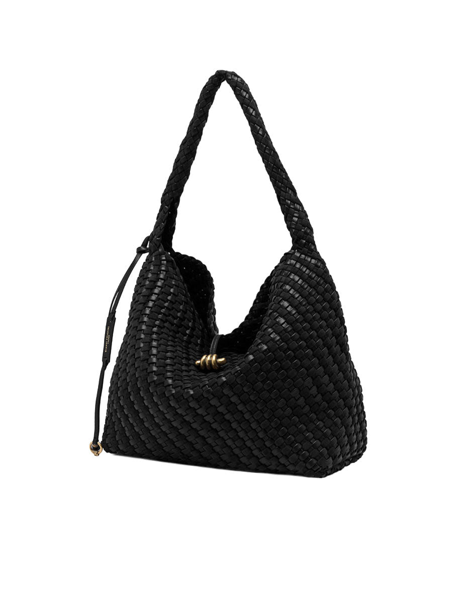 borsa pelle aurelie nero - gianni chiarini - shopper