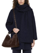 borsa pelle aurora marrone scuro - gianni chiarini - shopper