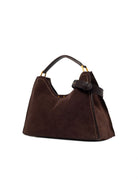 borsa pelle aurora marrone scuro - gianni chiarini - shopper