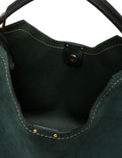 borsa pelle aurora verde - gianni chiarini - shopper