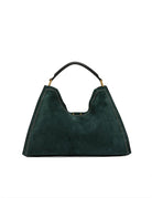 borsa pelle aurora verde - gianni chiarini - shopper