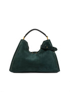 borsa pelle aurora verde - gianni chiarini - shopper