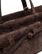borsa pelle belty marrone scuro - gianni chiarini - shopper