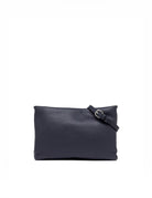 borsa pelle brenda navy - gianni chiarini - clutch