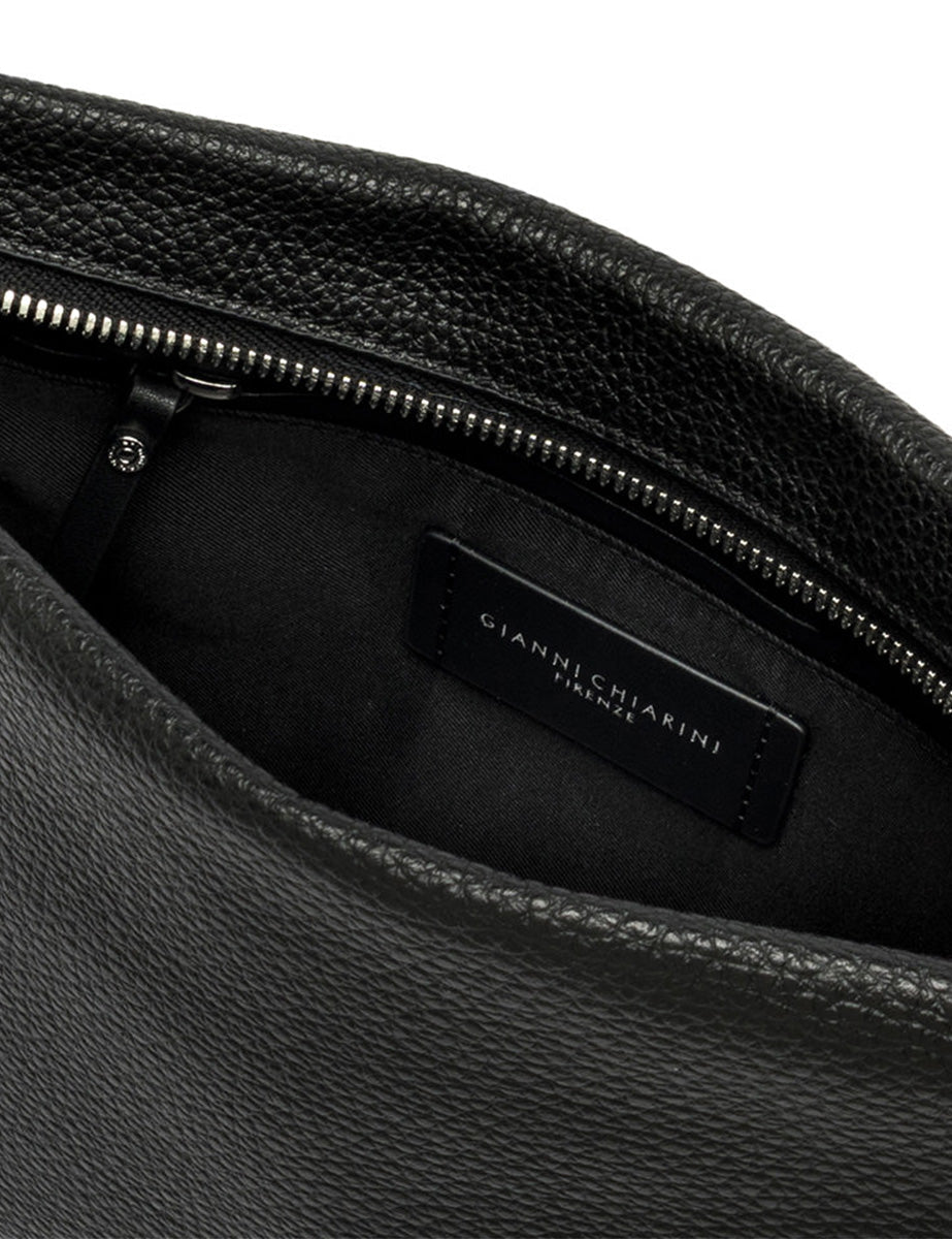 borsa pelle brenda nero - gianni chiarini - clutch