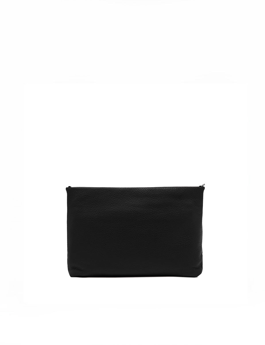 borsa pelle brenda nero - gianni chiarini - clutch