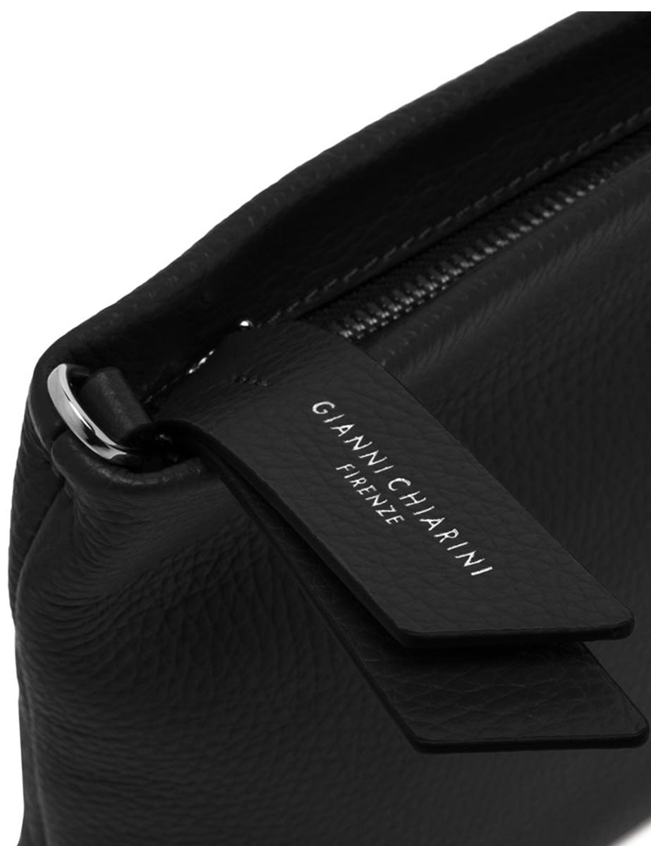 borsa pelle brenda nero - gianni chiarini - clutch
