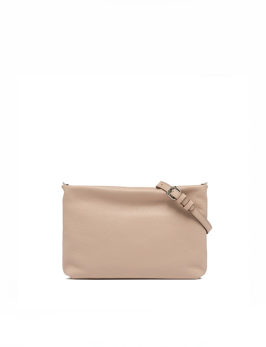 borsa pelle brenda pink salt - gianni chiarini - clutch