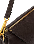 borsa pelle brooke marrone espresso - gianni chiarini - clutch