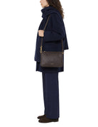 borsa pelle brooke marrone espresso - gianni chiarini - clutch