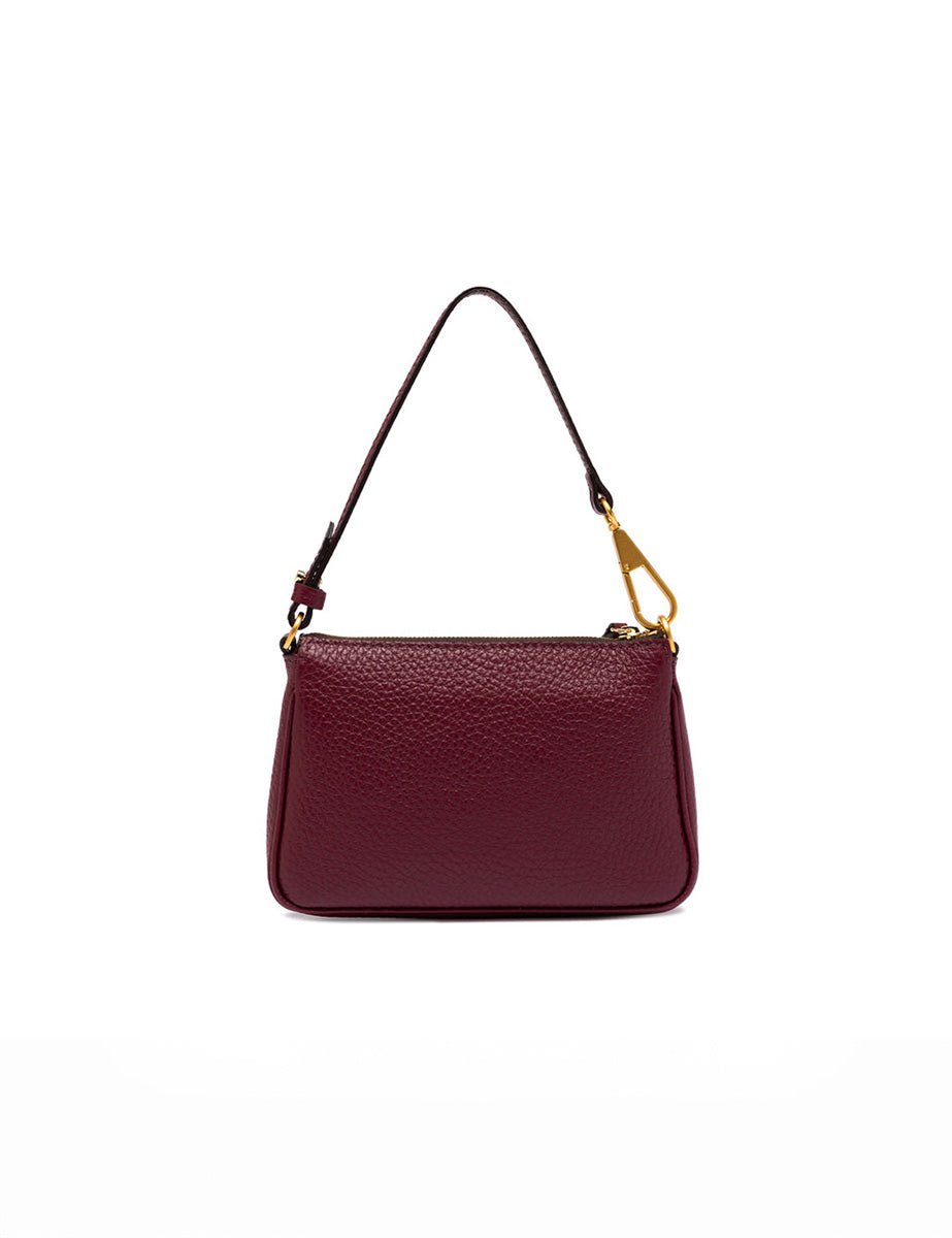 borsa pelle brooke wine berry - gianni chiarini - clutch