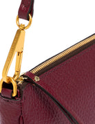 borsa pelle brooke wine berry - gianni chiarini - clutch