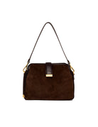 borsa pelle caterina cioccolato - gianni chiarini - clutch