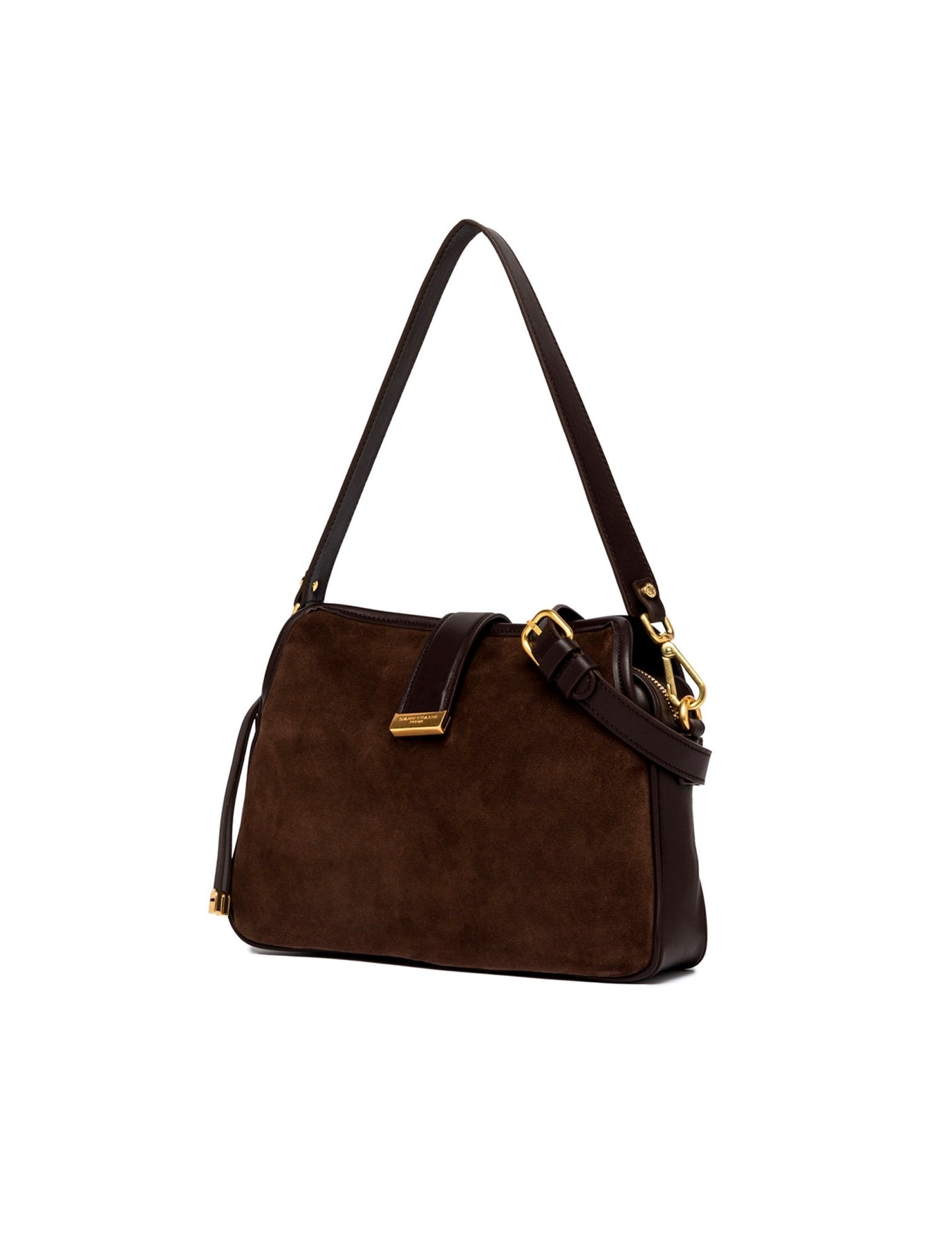 borsa pelle caterina cioccolato - gianni chiarini - clutch