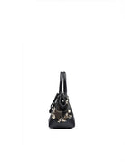 borsa pelle cavallino stampa mucca nero - ash - shopper