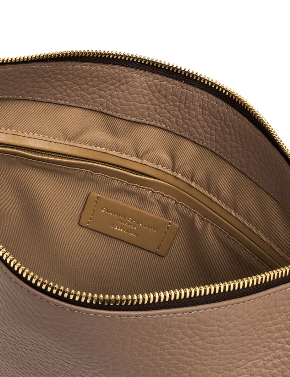borsa pelle chiara dove - Frida SRL