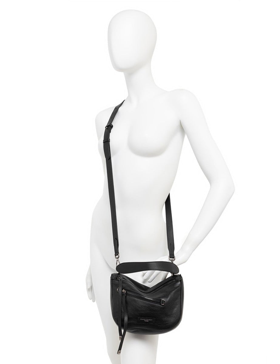 borsa pelle cindy nero - gianni chiarini - clutch