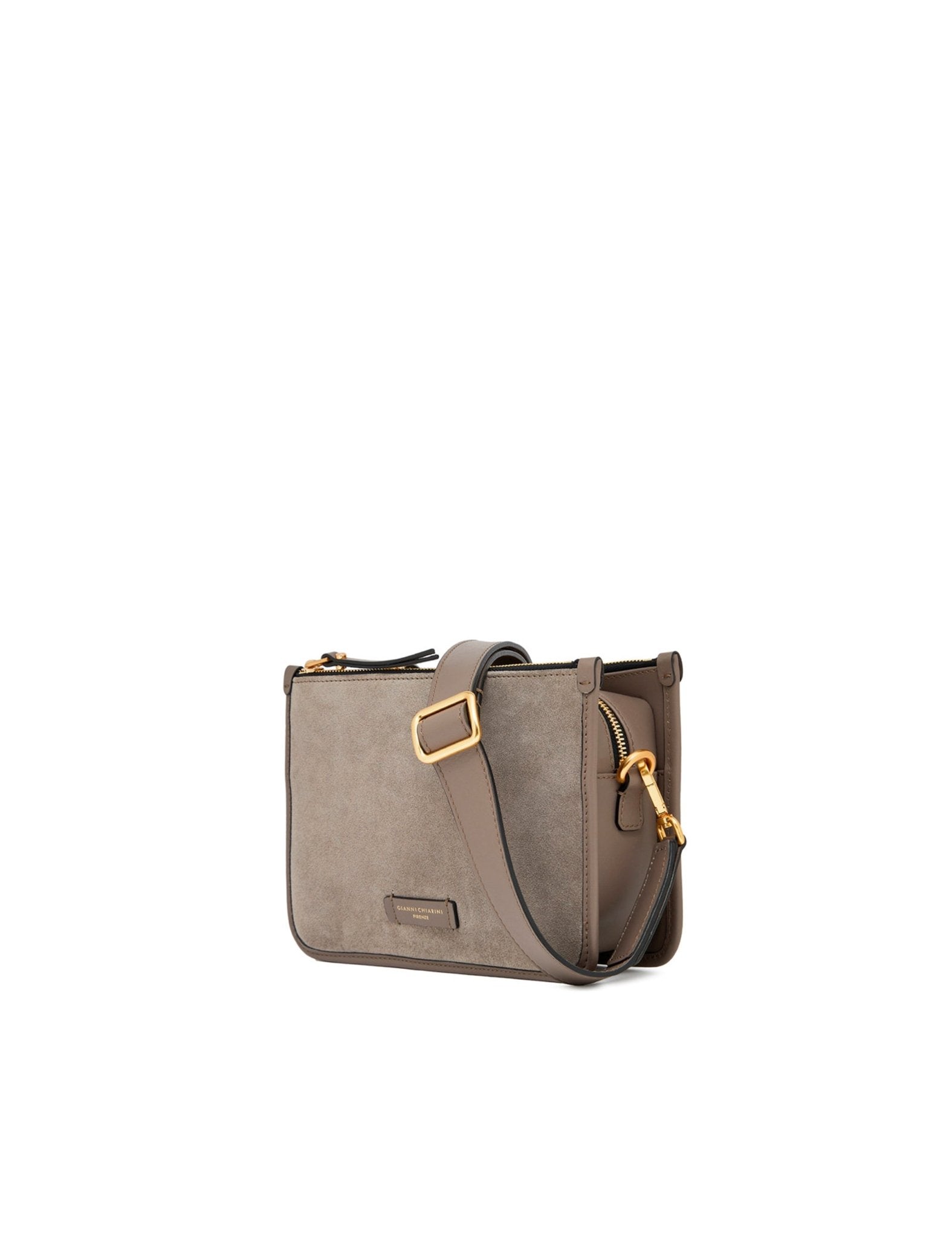 borsa pelle debbie grigio chiaro - gianni chiarini - clutch