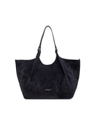 borsa pelle dua blu - gianni chiarini - shopper