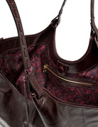 borsa pelle dua bordeaux - gianni chiarini - shopper