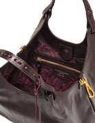 borsa pelle dua bordeaux - gianni chiarini - shopper