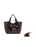borsa pelle dua bordeaux - gianni chiarini - shopper