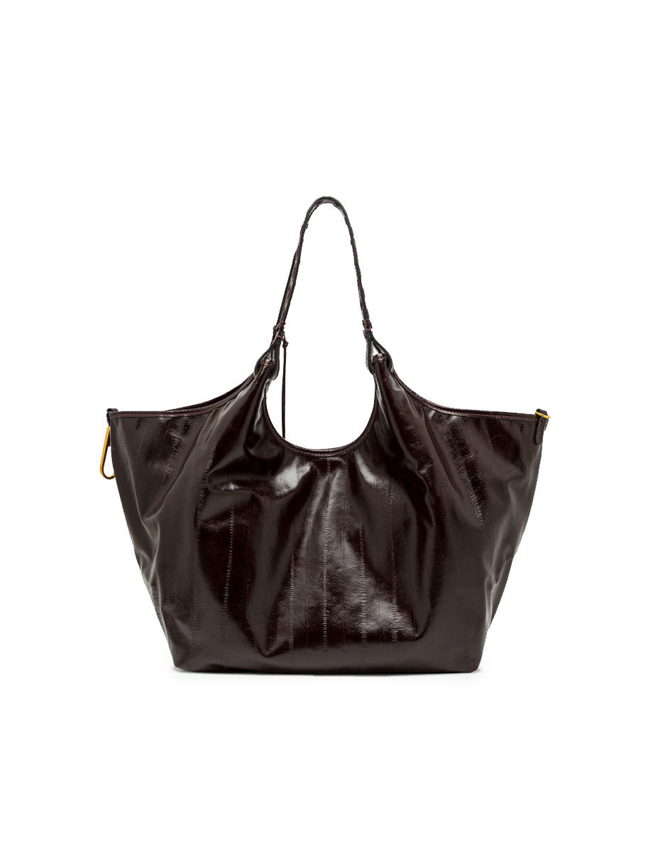 borsa pelle dua bordeaux - gianni chiarini - shopper