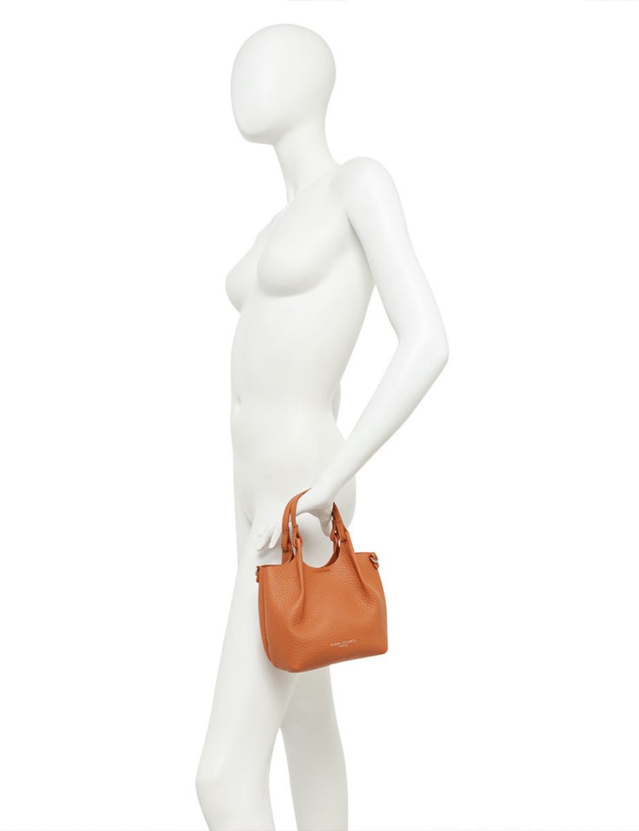 borsa pelle dua desert flower - gianni chiarini - shopper