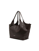 borsa pelle dua marrone scuro - gianni chiarini - shopper