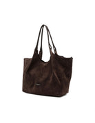 borsa pelle dua marrone scuro - gianni chiarini - shopper