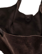 borsa pelle dua marrone scuro - gianni chiarini - shopper