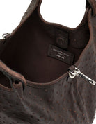 borsa pelle dua marrone scuro - gianni chiarini - shopper