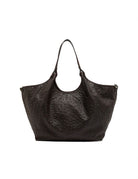 borsa pelle dua marrone scuro - gianni chiarini - shopper