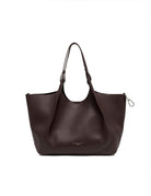 borsa pelle dua marrone scuro - gianni chiarini - shopper